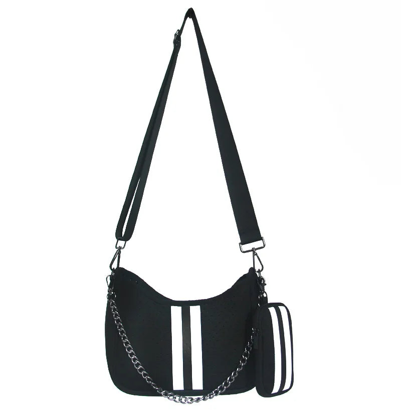 Women's Neoprene Messenger Bag Waterproof Cross-body Lightweight