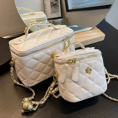 Mini Box PU Leather Crossbody Sling Bag Women Handbags And Purse Green Tote