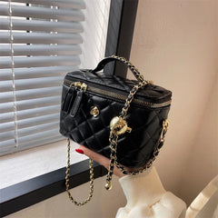 Mini Box PU Leather Crossbody Sling Bag Women Handbags And Purse Green Tote