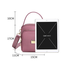 Mini Nylon Shoulder Bag Crossbody Small Purse Clutch Phone Wallet