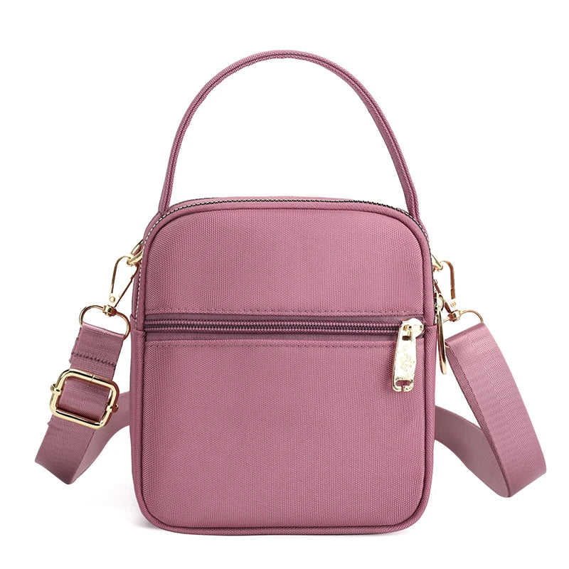 Mini Nylon Shoulder Bag Crossbody Small Purse Clutch Phone Wallet