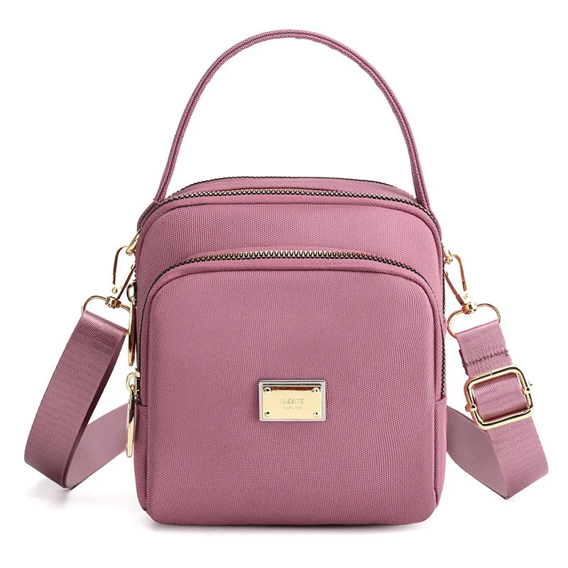 Mini Nylon Shoulder Bag Crossbody Small Purse Clutch Phone Wallet