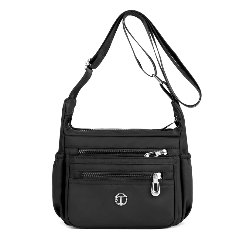 Mini Women Messenger Bag Nylon Shoulder Bags Top-handle Handbag