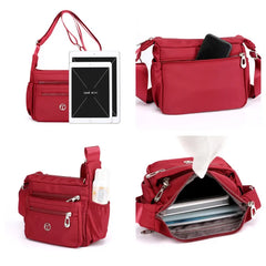 Mini Women Messenger Bag Nylon Shoulder Bags Top-handle Handbag