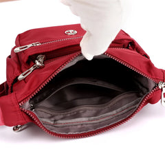 Mini Women Messenger Bag Nylon Shoulder Bags Top-handle Handbag