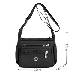 Mini Women Messenger Bag Nylon Shoulder Bags Top-handle Handbag