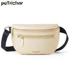 Multi-functiona Women's Fanny Pack Shoulder Bag and Chest Bag Female Belt Sac