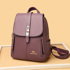 Women Travel Backpack Girls School Backapck High PU Leather Women Back pack