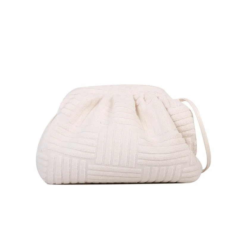 Towel Bag Handbag Women Portable Bucket Bag Chain Shoulder Bag