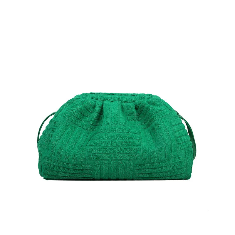 Towel Bag Handbag Women Portable Bucket Bag Chain Shoulder Bag