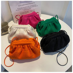 Towel Bag Handbag Women Portable Bucket Bag Chain Shoulder Bag