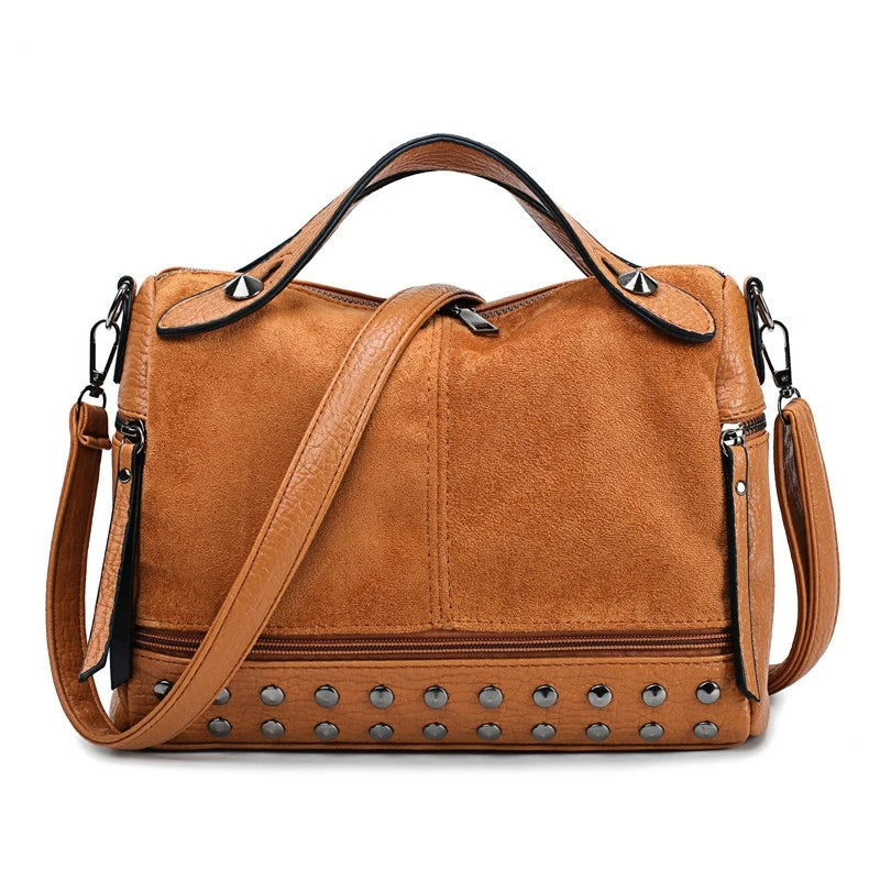 One Shoulder Bag Rivet PU Ladies Handbag Crossbody Tote Girlssac bolsa
