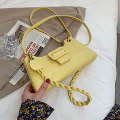 PU Leather Female Bag Women Handbags Shopper Embossed Stone Pattern