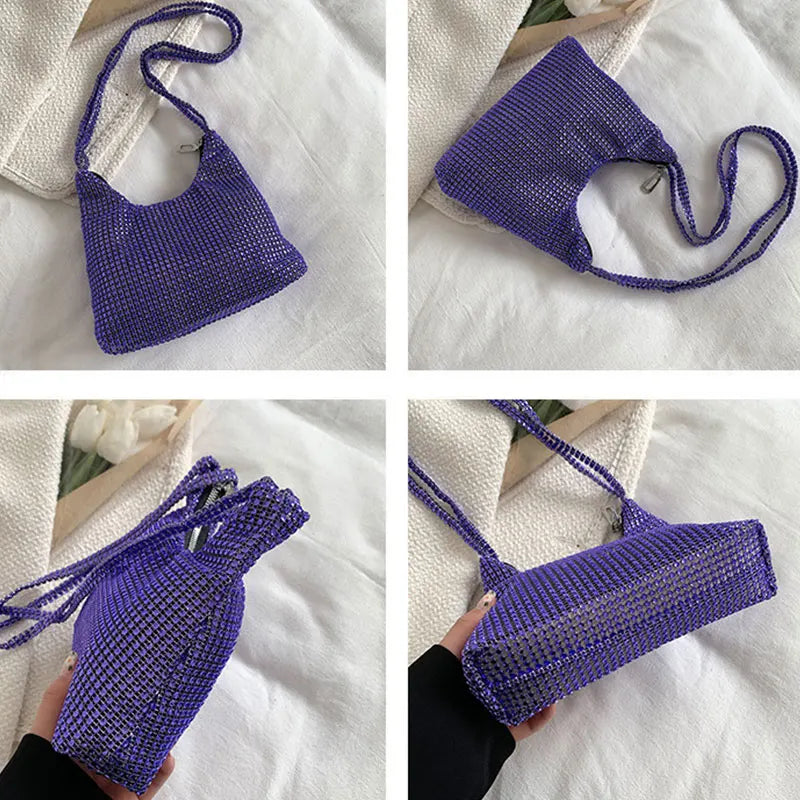 Vintage PU Leather Shoulder Crossbody Square Bag for Women