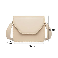 Retro Khaki Green Shoulder Bag Wide Strap Flap Shopper Bag