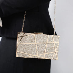 Plaid Party Purses Clutch Ladies Shoulder Hand Bag Wedding Handbags