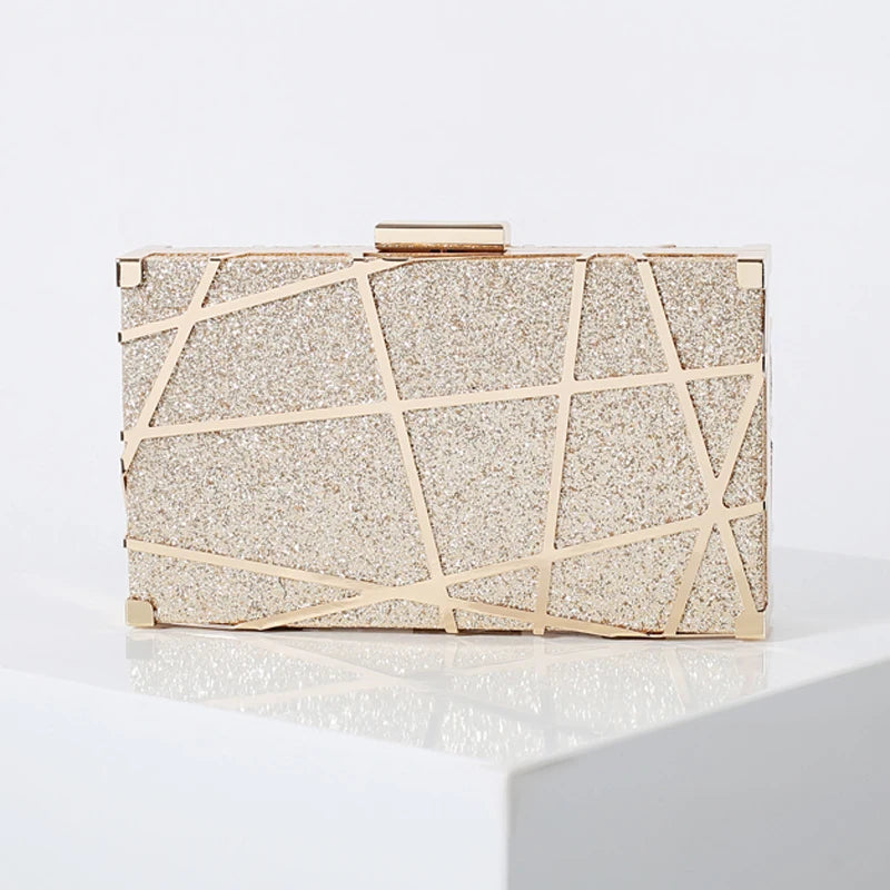 Plaid Party Purses Clutch Ladies Shoulder Hand Bag Wedding Handbags
