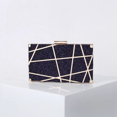Plaid Party Purses Clutch Ladies Shoulder Hand Bag Wedding Handbags