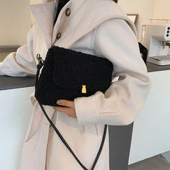 Plush Women Shoulder Bags Messenger Bag Travel Women Small Purse And Handbag