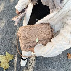Plush Women Shoulder Bags Messenger Bag Travel Women Small Purse And Handbag