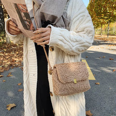 Plush Women Shoulder Bags Messenger Bag Travel Women Small Purse And Handbag