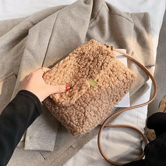 Plush Women Shoulder Bags Messenger Bag Travel Women Small Purse And Handbag