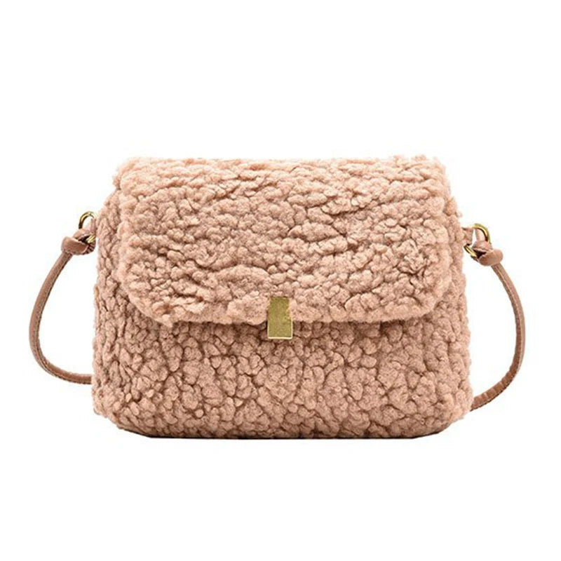 Plush Women Shoulder Bags Messenger Bag Travel Women Small Purse And Handbag