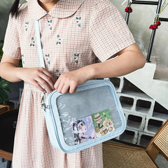Sweet Lolita Crossbody Bag Transparent Pocket Japanese Style Shoulder Purse