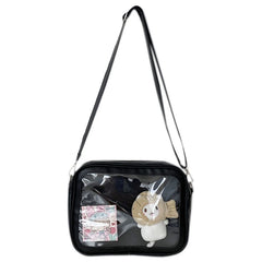 Sweet Lolita Crossbody Bag Transparent Pocket Japanese Style Shoulder Purse