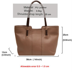 Women's Large-capacity Shoulder Bag Casual Solid Underarm Pack