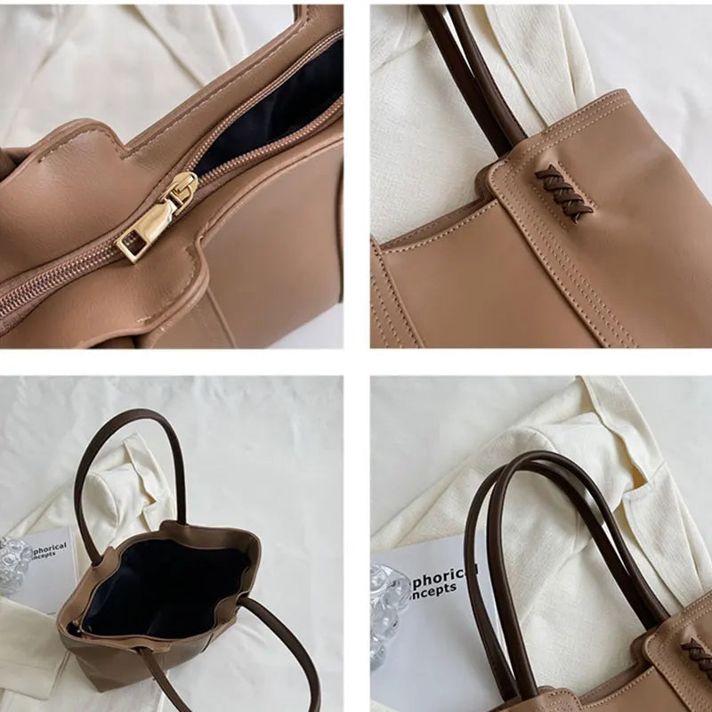 Women's Large-capacity Shoulder Bag Casual Solid Underarm Pack