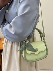 PU Leather Shoulder Bags for Women Top Handle Small Flap Crossbody Bag