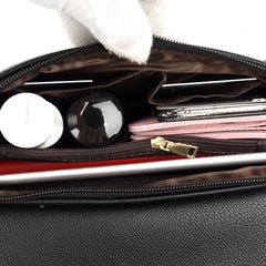 Leather Shoulder Bag Small Flap Messenger Bags Women Crossbody