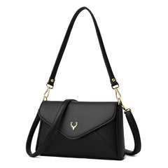 Leather Shoulder Bag Small Flap Messenger Bags Women Crossbody