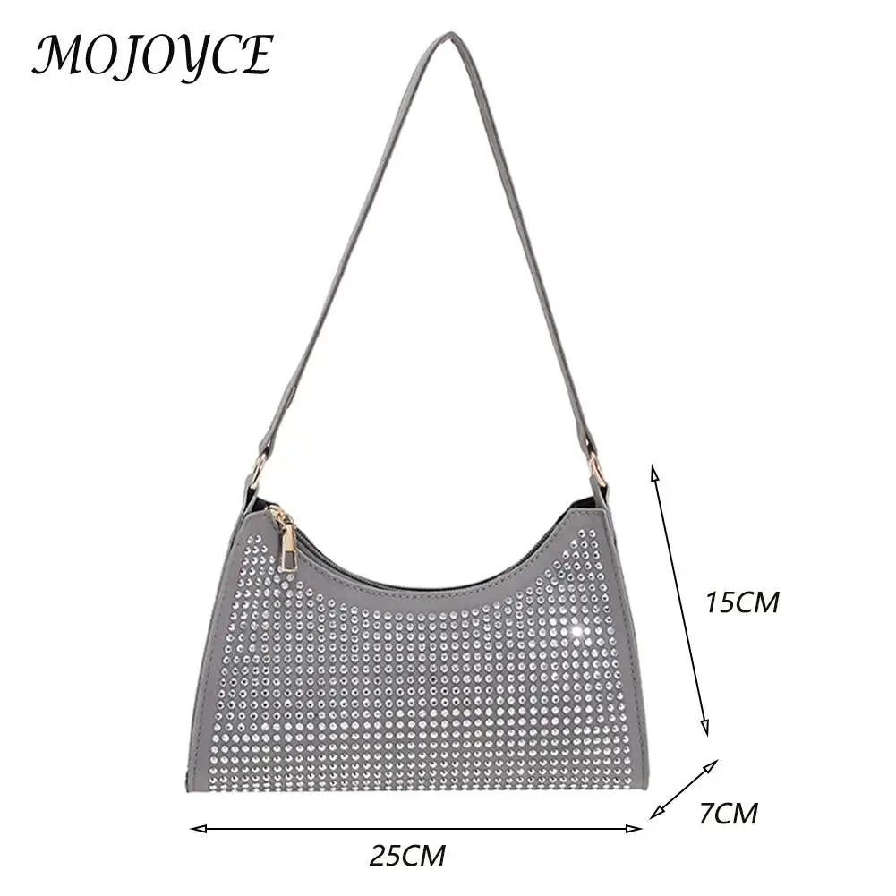 Rhinestones Shoulder Bags For Women Shining Diamond Bag
