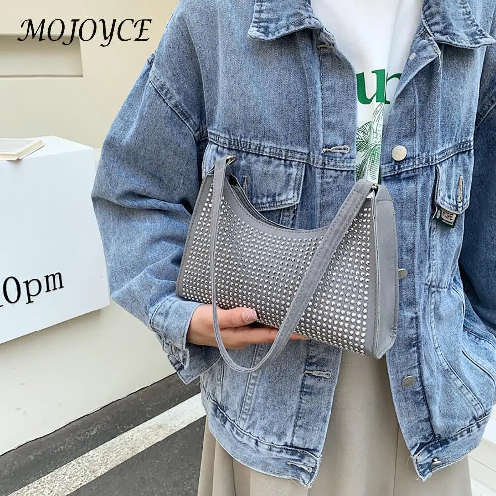 Rhinestones Shoulder Bags For Women Shining Diamond Bag