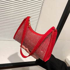 Rhinestones Shoulder Bags For Women Shining Diamond Bag