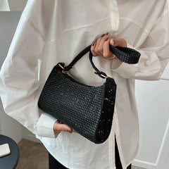 Sparkling Rhinestones Diamond Shoulder Clutch Bag for Women