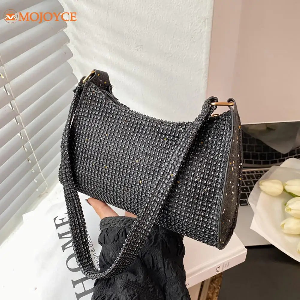 Sparkling Rhinestones Diamond Shoulder Clutch Bag for Women