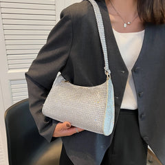 Sparkling Rhinestones Diamond Shoulder Clutch Bag for Women