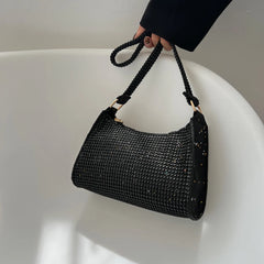 Sparkling Rhinestones Diamond Shoulder Clutch Bag for Women