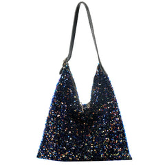 Sequins Women Shoulder Bags Handbags Large Capacity Tote Messenger Bag Lady