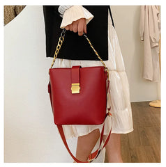 Small Chain Women Handbags High Ladies Shoulder Bucket Bag