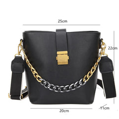 Small Chain Women Handbags High Ladies Shoulder Bucket Bag