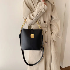 Small Chain Women Handbags High Ladies Shoulder Bucket Bag