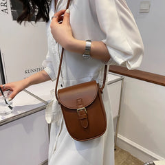 Small PU Leather Crossbody Bag Cell Phone Small Bag Women Summer Mini Small Satc