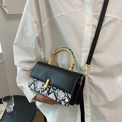 Women's PU Leather Crossbody Square Flap Shoulder Bag Tote Purse