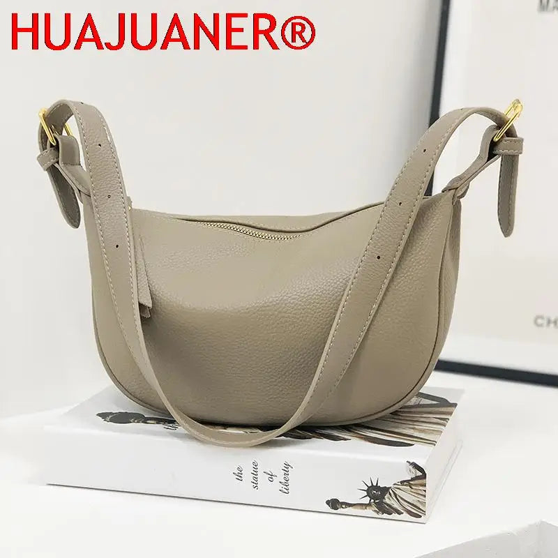Soft Leather Shoulder Crossbody Bag for Women Ladies Messenger Bag