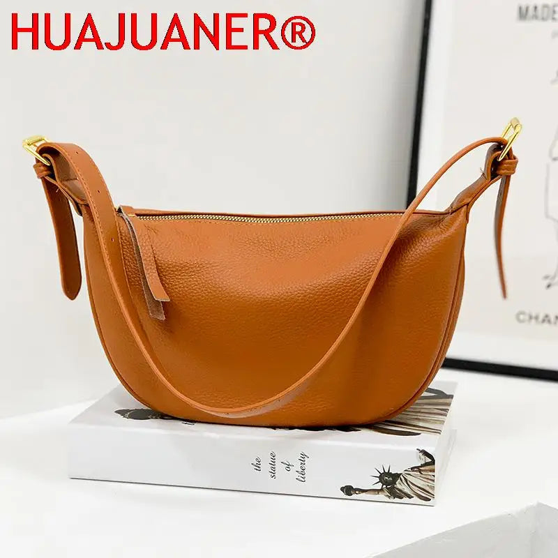 Soft Leather Shoulder Crossbody Bag for Women Ladies Messenger Bag