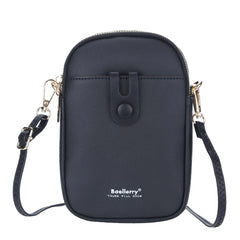 Soft Leather Messenger Bag Women Clutch Crossbody Shoulder Phone Purse